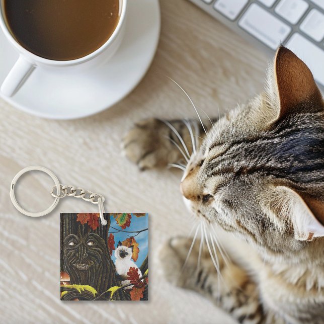 Träd Ent Cat Autumn Fantasy (Skapare uppladdad)