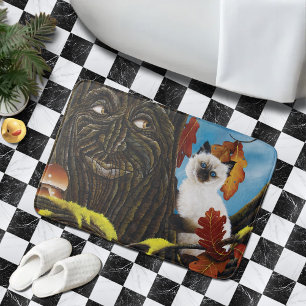 Träd Ent Cat Autumn Fantasy Badrumsmatta