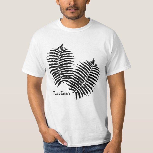Träd Fern Shirt, Plant älskare shirt T (Framsida)
