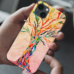 Träd Fodral-Mate iphone case<br><div class="desc">Det här unika telefonhöljet har ett mosaiskt träd i regnbåge i färg på en beige och korallbakgrund. Eftersom vi skapar vår egen teckning kommer du inte att hitta just den här bilden från andra designers. Original Mosaic © Michele Davies</div>