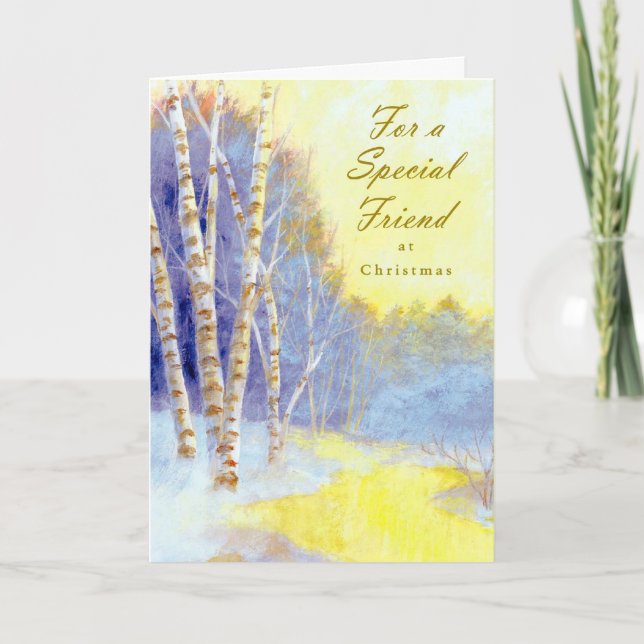 Träd för en speciell vän… helgkort (Framsida)
