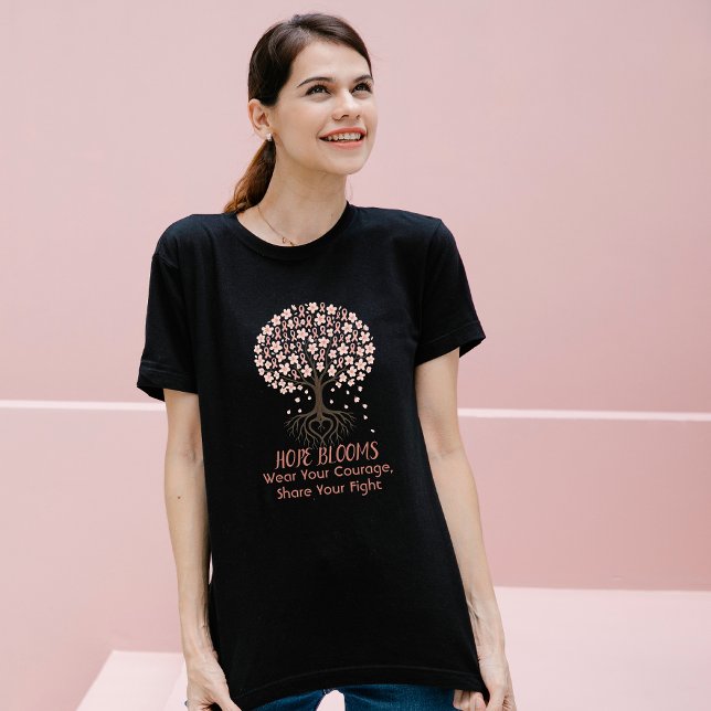 Träd för hopp Bröstcancermedvetenhet T Shirt (Skapare uppladdad)
