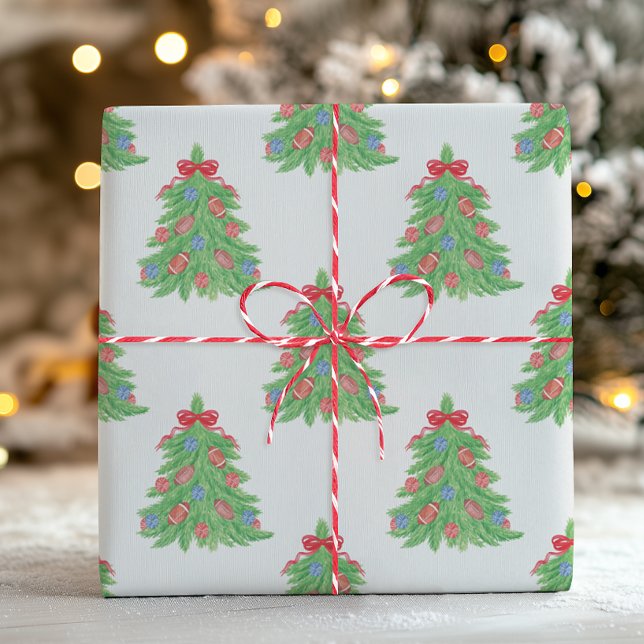 Träd för julfotboll presentpapper (Skapare uppladdad)
