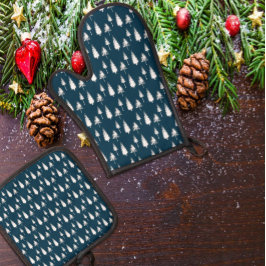 Träd för marin blå vinter