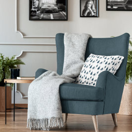 Träd för marin blå vinter kudde