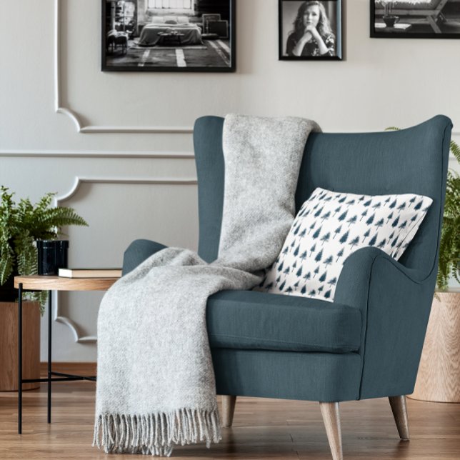 Träd för marin blå vinter kudde (Skapare uppladdad)