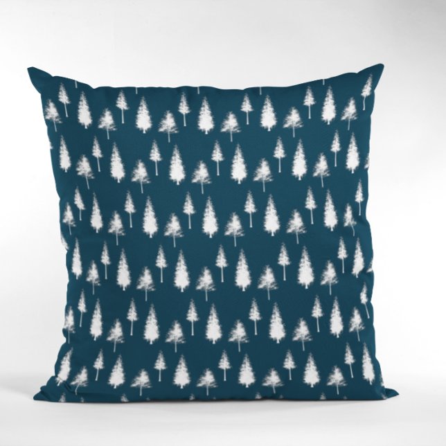 Träd för marin blå vinter kudde (Skapare uppladdad)