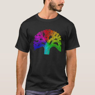 Träd för Oakland prideregnbåge T Shirt