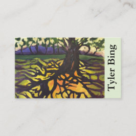 Träd för särskiljande abstrakt konst 'av Life Visitkort