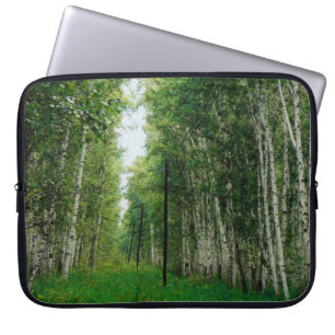Träd Forest Art i BeSnych Birch Laptop Fodral