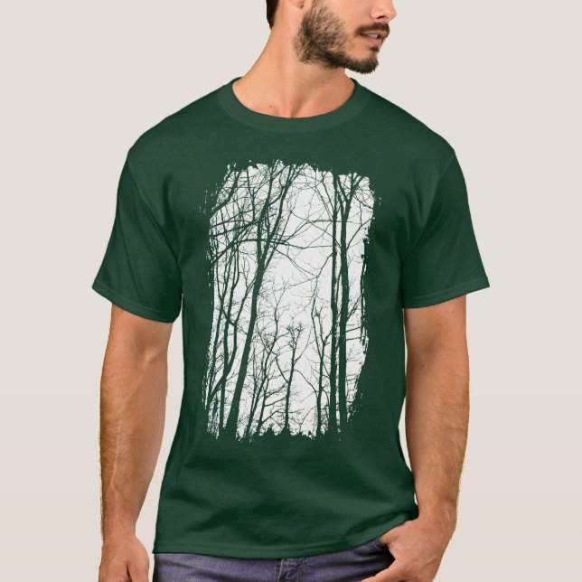 Träd Forest Manar T-shirt (Framsida)