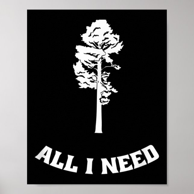 Träd Forest Natature Walking Environmental Poster (Framsidan)