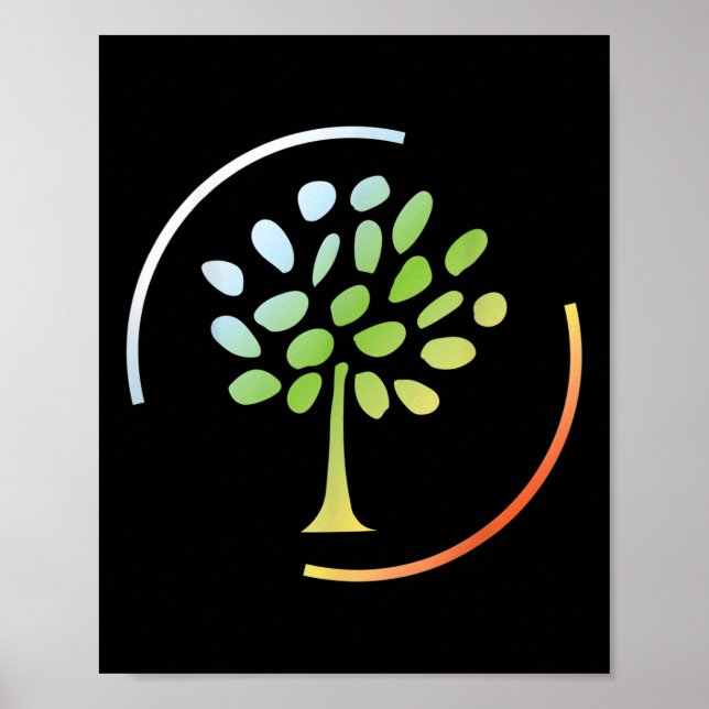 Träd Forest Natural Co2 Träd Poster (Framsidan)