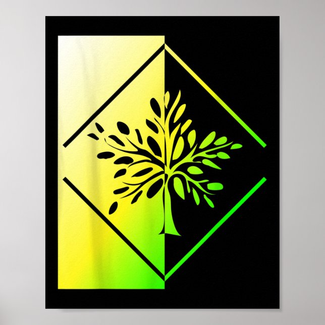 Träd Forest Natural Co2 Träd Poster (Framsidan)