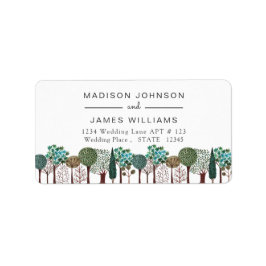 Träd Forest Woodland | BRÖLLOP | ADRESSETIKETTER