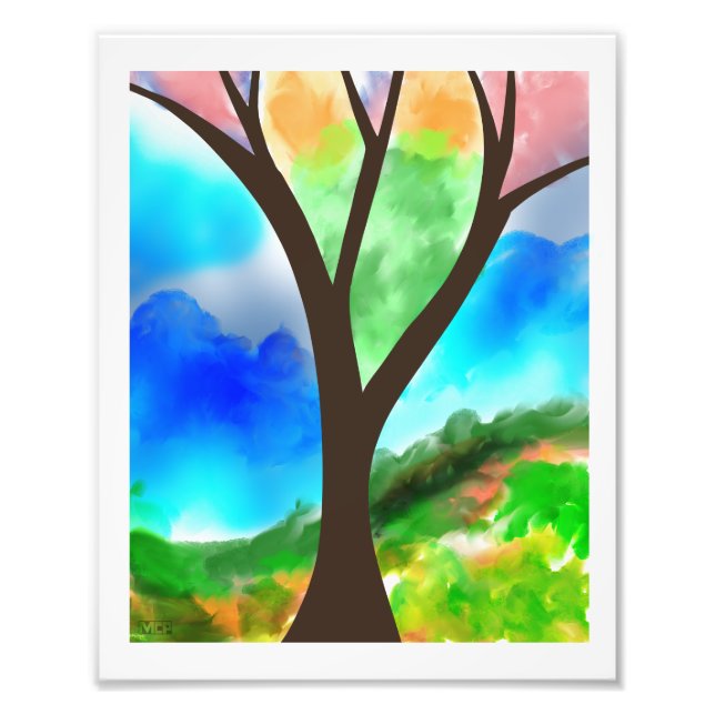 Träd Fototryck (Framsidan)