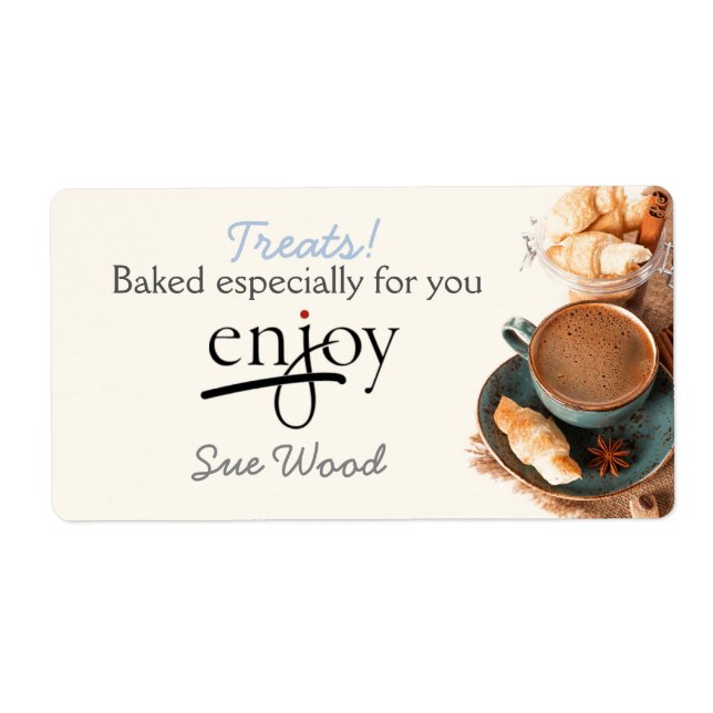 Träd från min Anpassningsbar Köksetiketter Fraktsedel (Framsidan)