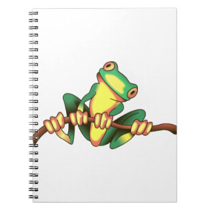 Träd Frog Anteckningsbok