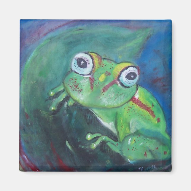 Träd Frog av Tiffany Deering Magnet (Framsidan)