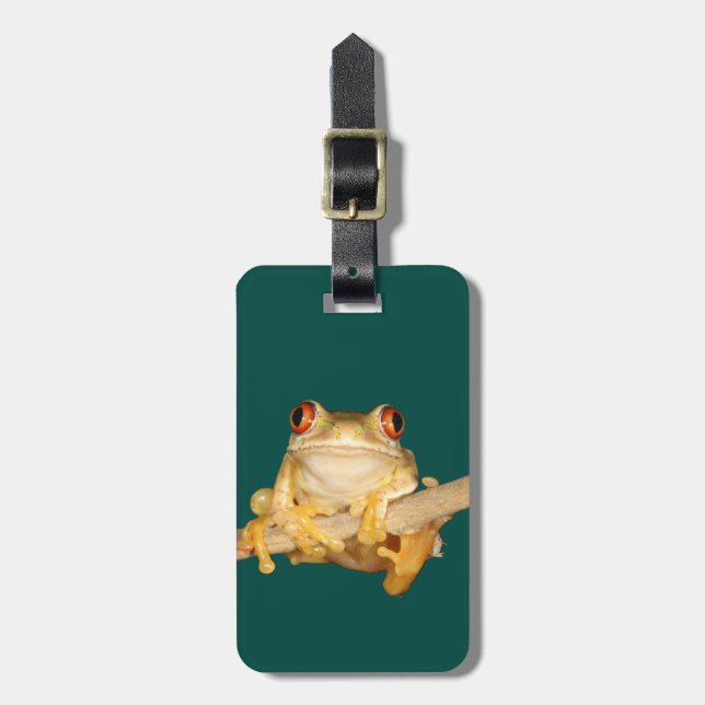 Träd Frog Bagagebricka (Vertikal Framsida)