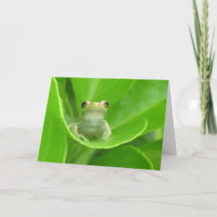 Träd Frog Birthday Card Kort