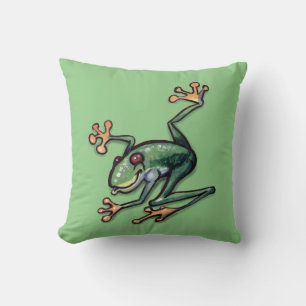 Träd Frog Kudde
