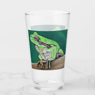 Träd Frog Painting Glaskopp