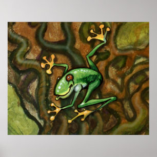 Träd Frog Poster