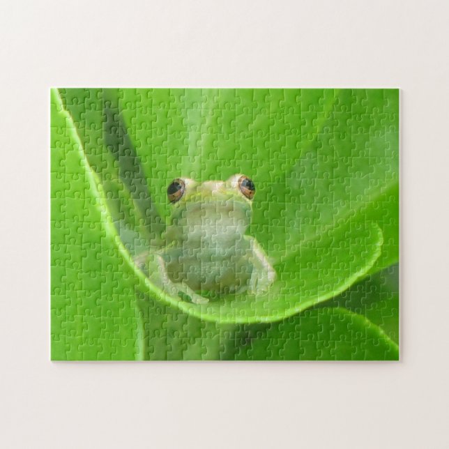 Träd Frog Puzzle Pussel (Horisontell)
