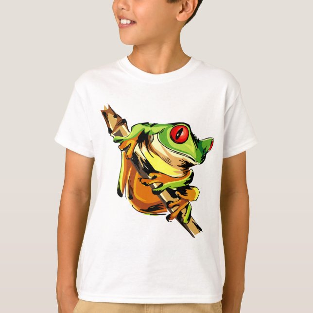 Träd Frog t-shirt (Framsida)