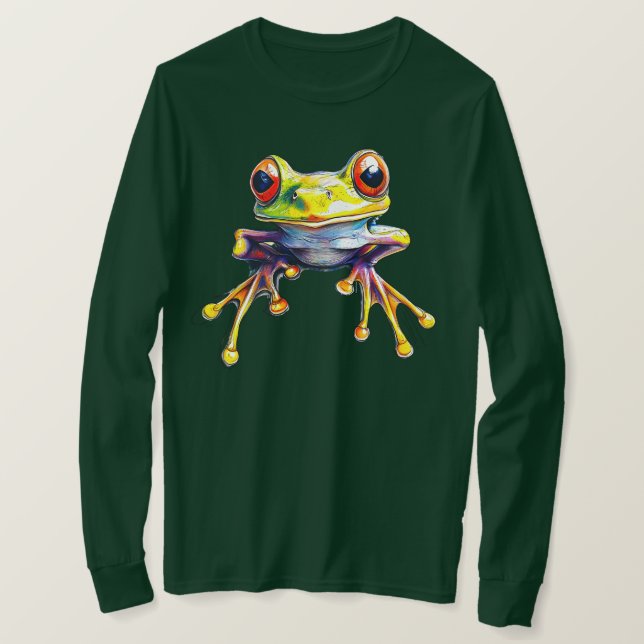 Träd Frog T Shirt (Design framsida)