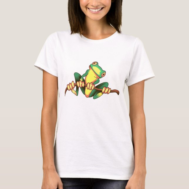 Träd Frog T Shirt (Framsida)