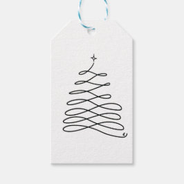 Träd Gift Märkre Presentetikett