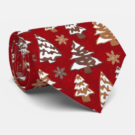 Träd Gingerbröd Cookies Red jul Slips