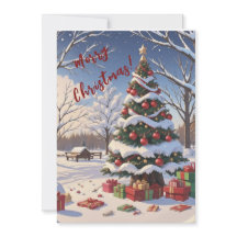 Träd glöd och Presenter