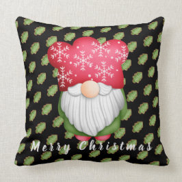 Träd Gnome Anpassa text och Färg 20"X20" Kudde
