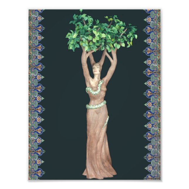 Träd Goddess Poster (Framsidan)