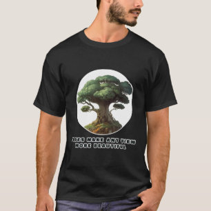 Träd gör det vackraste t shirt