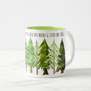 Träd Gräs-skog Mugg med citattecken