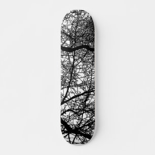 Träd Grenar på Wood Skateboard Bräda 19,5 Cm