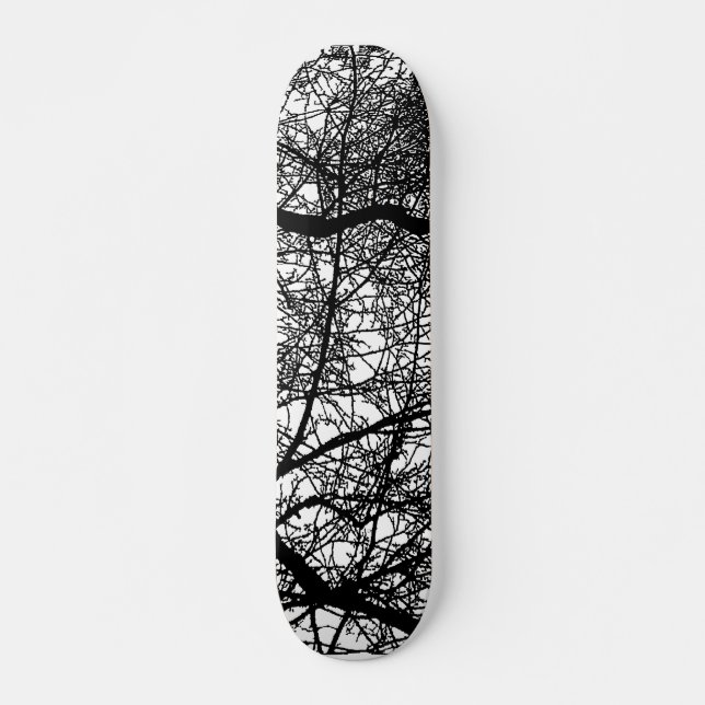 Träd Grenar på Wood Skateboard Bräda 19,5 Cm (Framsida)