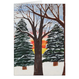 Träd Hälsningskort