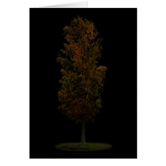 Träd Hälsningskort (Framsidan)