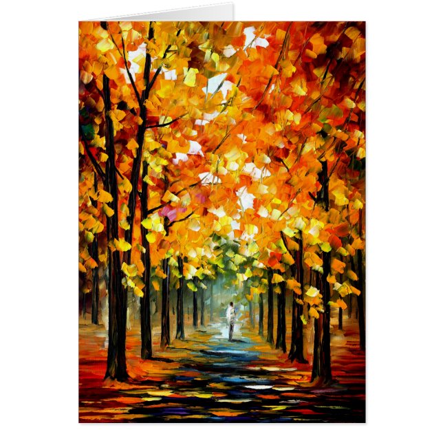 Träd Hälsningskort (Framsidan)