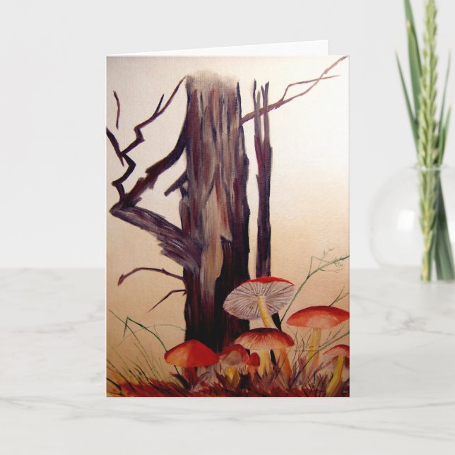 Träd-hälsningskort Kort (Framsida)