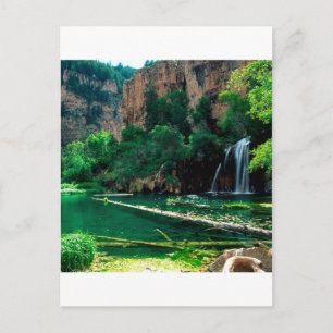 Träd hängande sjöGlenwood kanjon Colorado Vykort