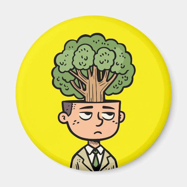 Träd Head Magnet (Framsidan)