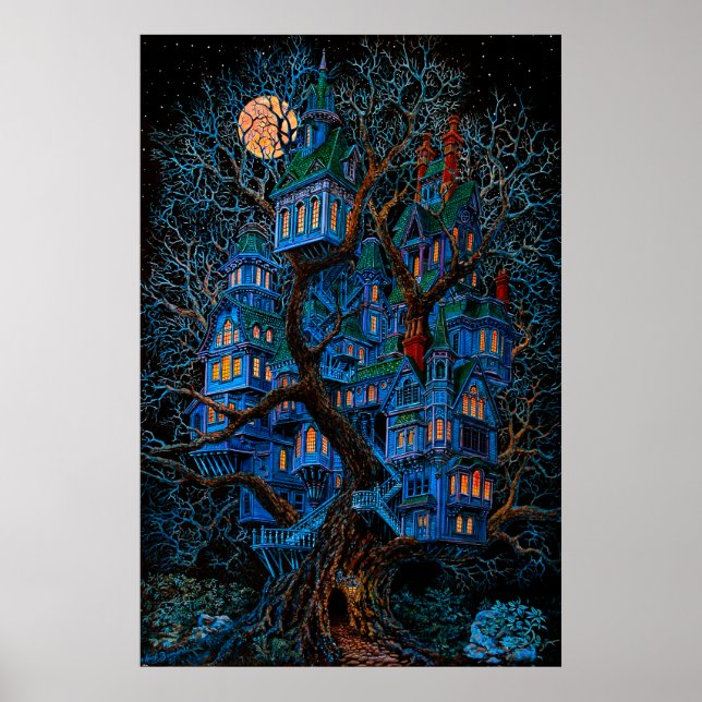 Träd House Poster (Framsidan)