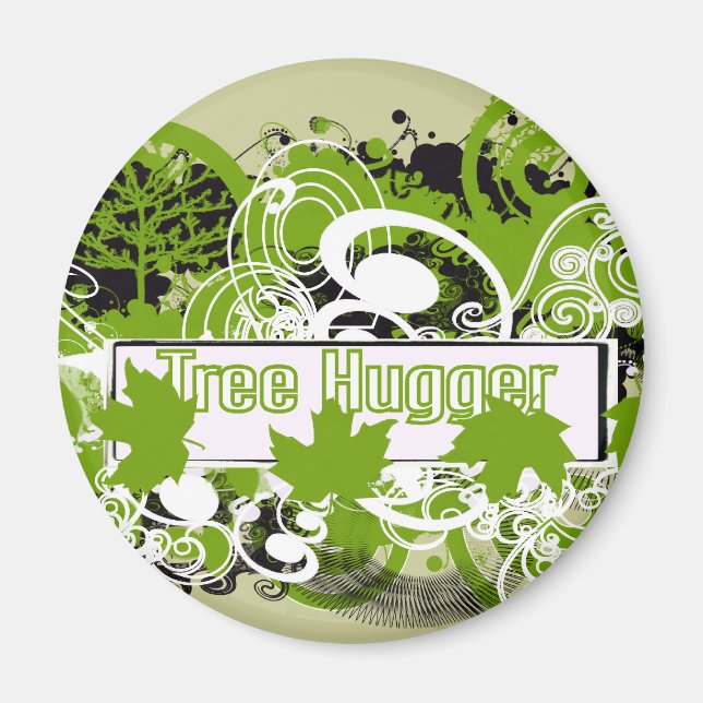 Träd hugger magnet (Framsidan)