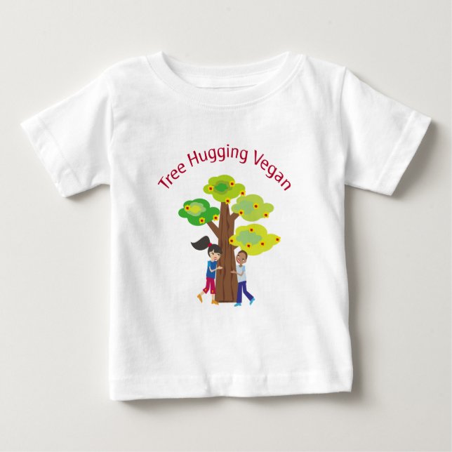 Träd Hugger Vegan T-shirt (Framsida)